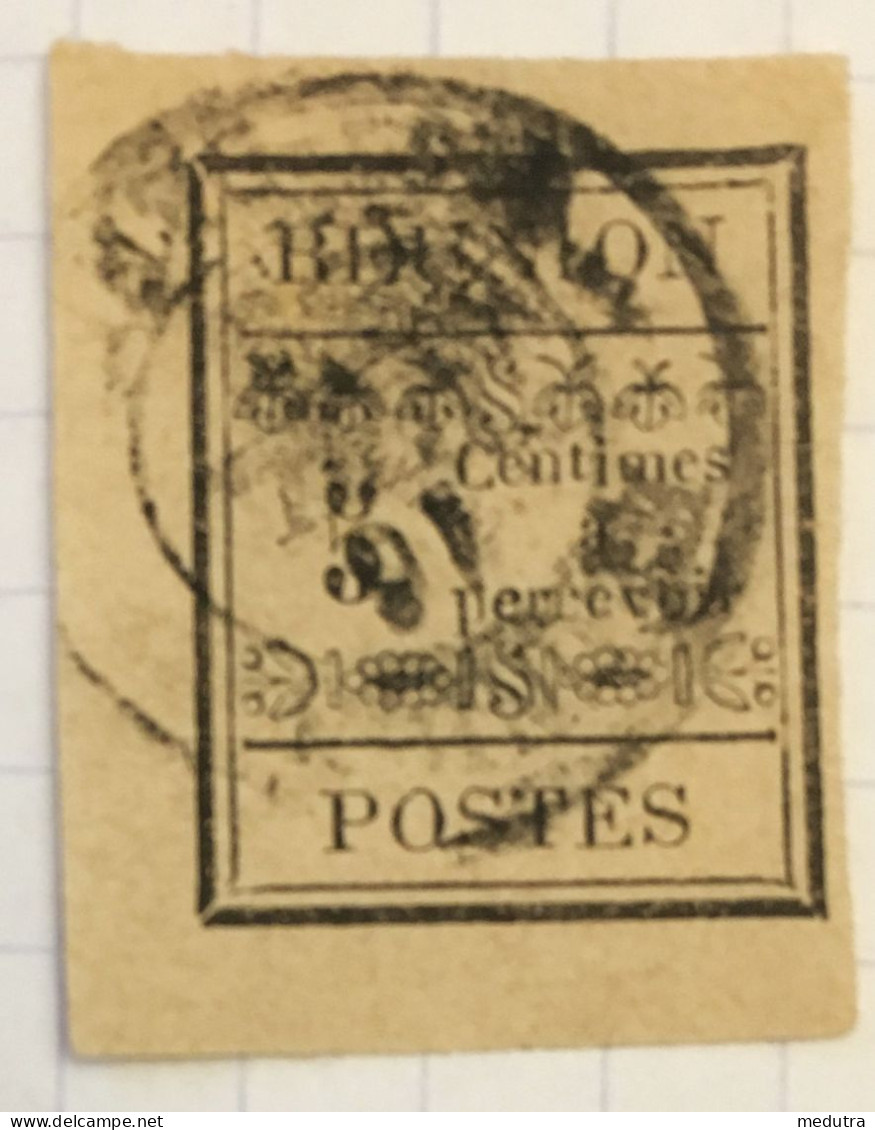 Réunion Timbre Taxe N°1 Oblitéré - Postage Due