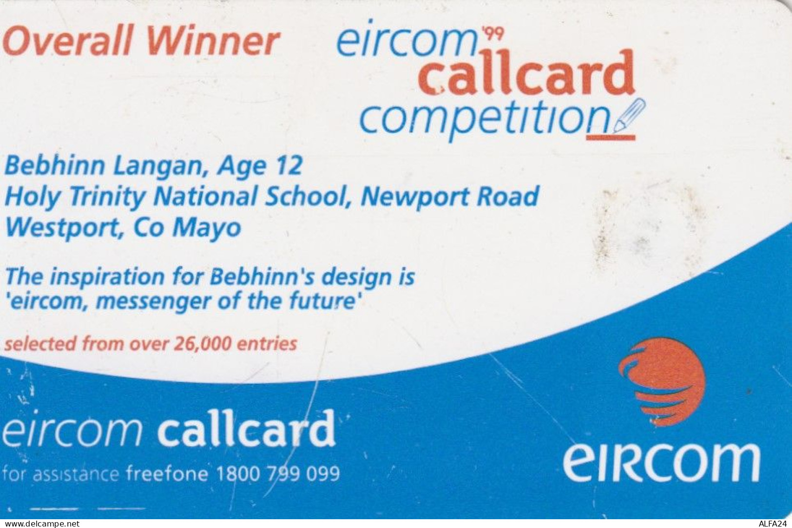 PHONE CARD EIRE  (E91.27.3 - Irland