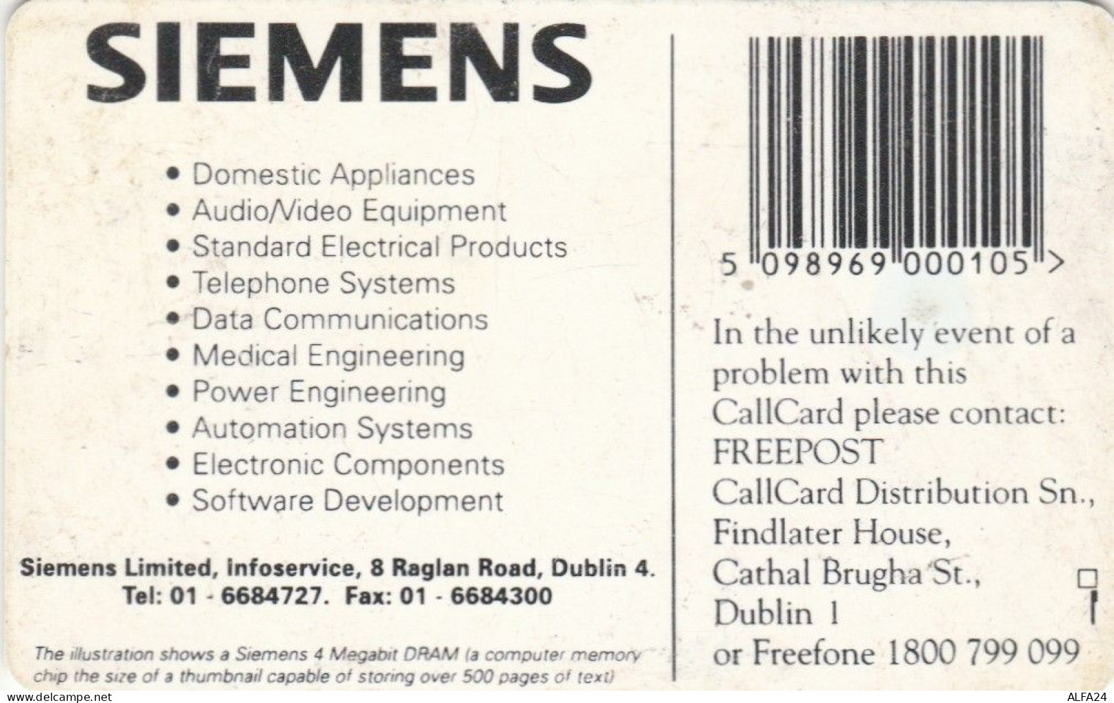 PHONE CARD EIRE  (E91.26.6 - Ireland