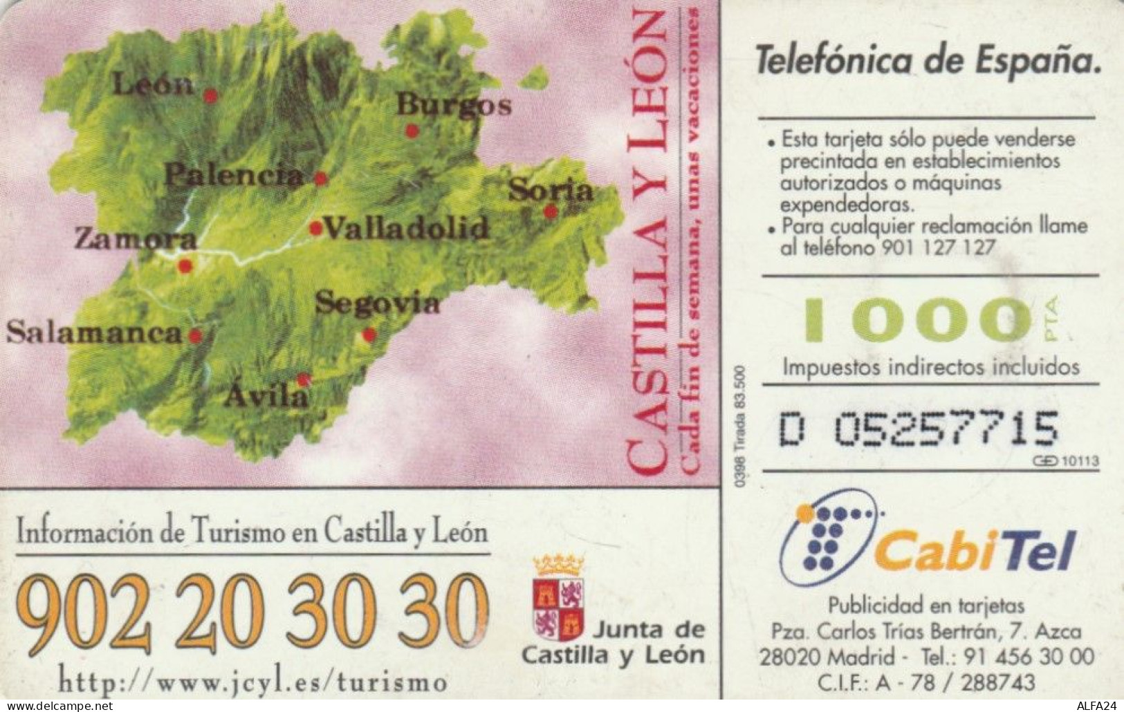 PHONE CARD SPAGNA  (E91.18.4 - Commémoratives Publicitaires