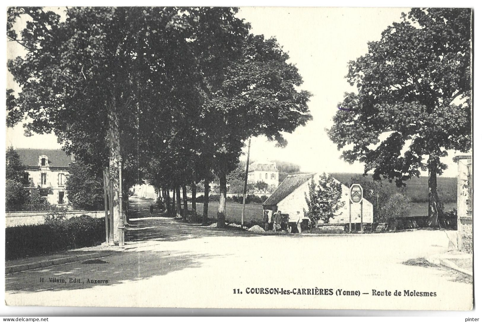 COURSON LES CARRIERES - Route De Molesmes - Courson-les-Carrières