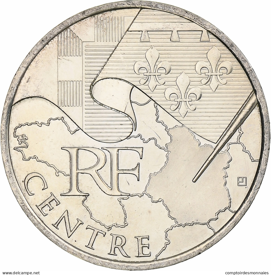 France, 10 Euro, Centre, 2010, Paris, SPL, Argent, KM:1650 - France