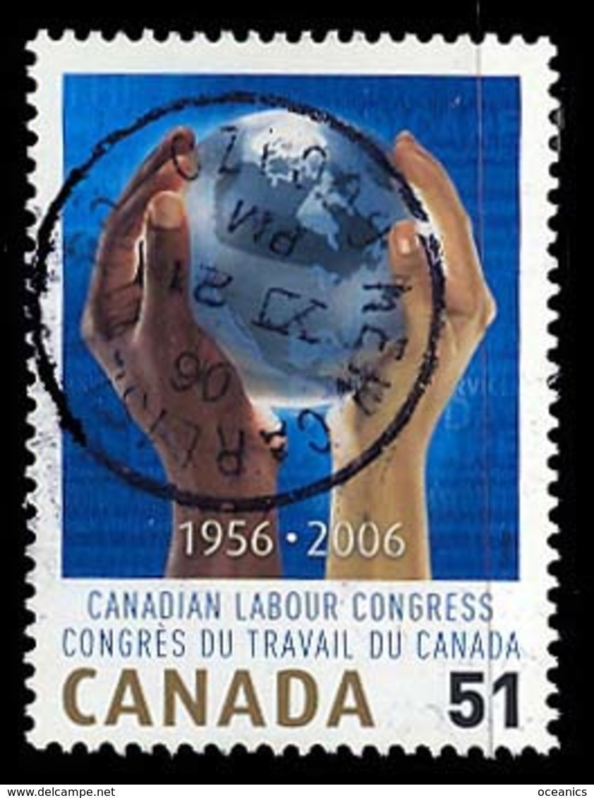 Canada (Scott No.2149 - Congrès Du Travail / Labor Congres) (o) - Usati