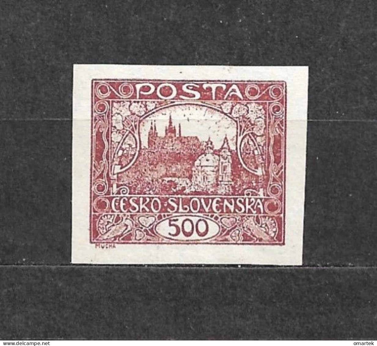 Czechoslovakia 1919 MNH ** Mi 33 U Sc 39 Hradcany At Prague. Tschechoslowakei C6 - Nuevos