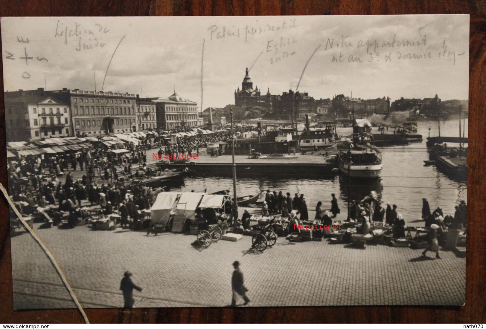 AK 1920's Cpa Carte Photo Helsinki Helsingfors Suomi Finland Finlande - Finlandia