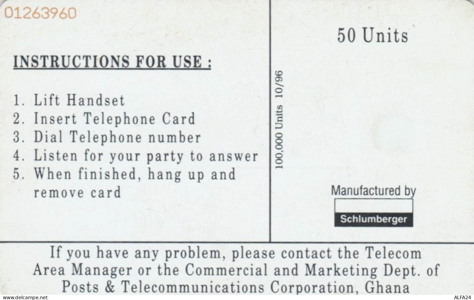 PHONE CARD GHANA  (E93.24.8 - Ghana