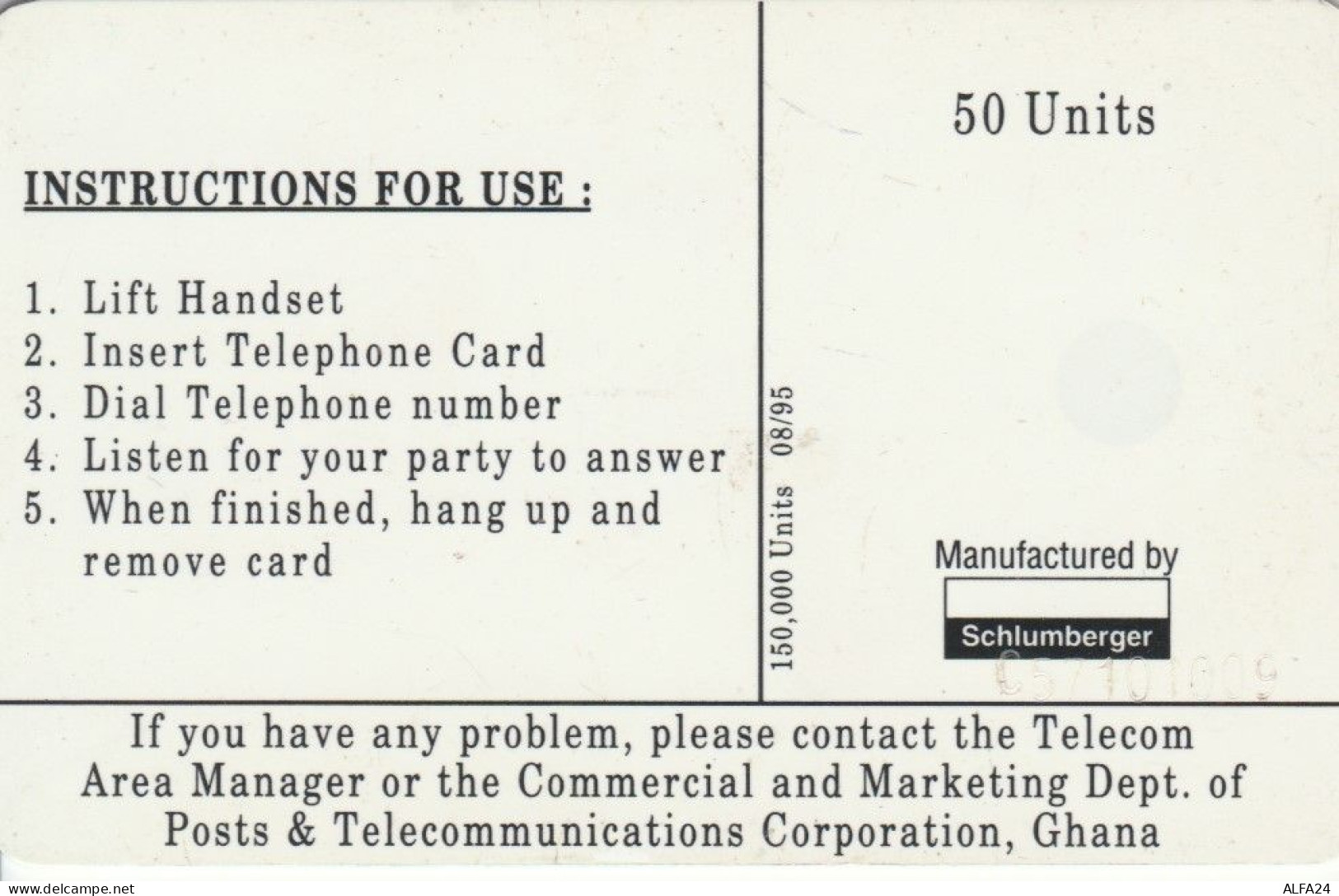 PHONE CARD GHANA  (E93.24.7 - Ghana