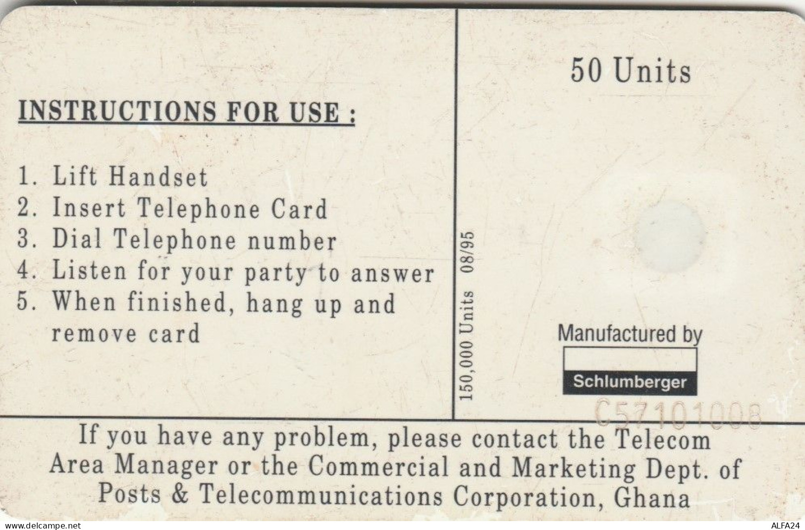 PHONE CARD GHANA  (E93.24.2 - Ghana