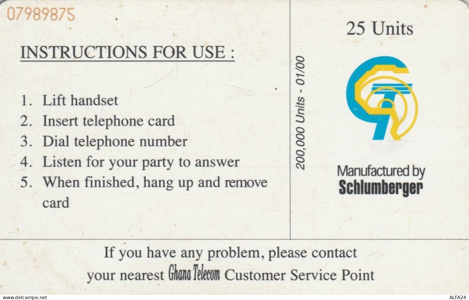 PHONE CARD GHANA  (E93.23.3 - Ghana