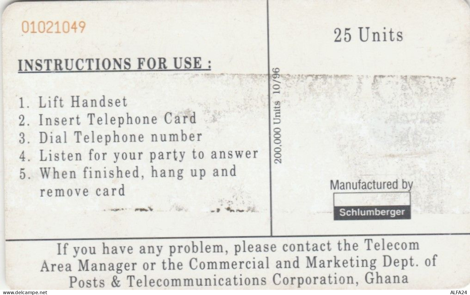 PHONE CARD GHANA  (E93.23.8 - Ghana