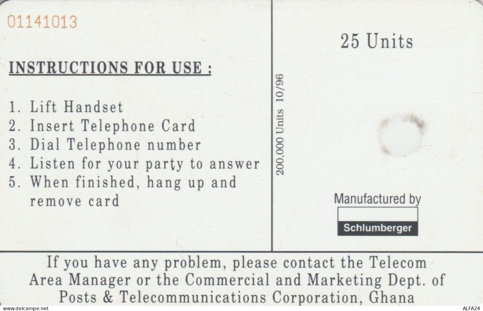 PHONE CARD GHANA  (E93.23.5 - Ghana