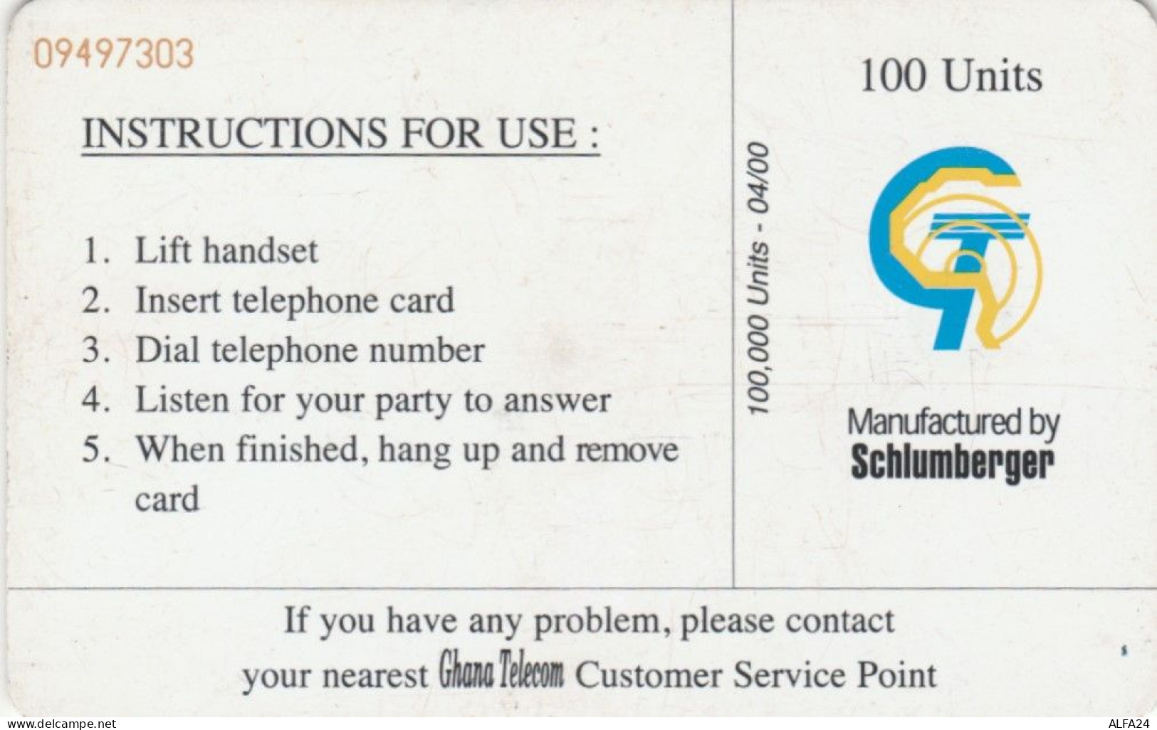 PHONE CARD GHANA  (E93.22.6 - Ghana