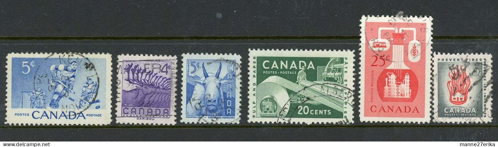 Canada 1956 USED  Year Set - Oblitérés