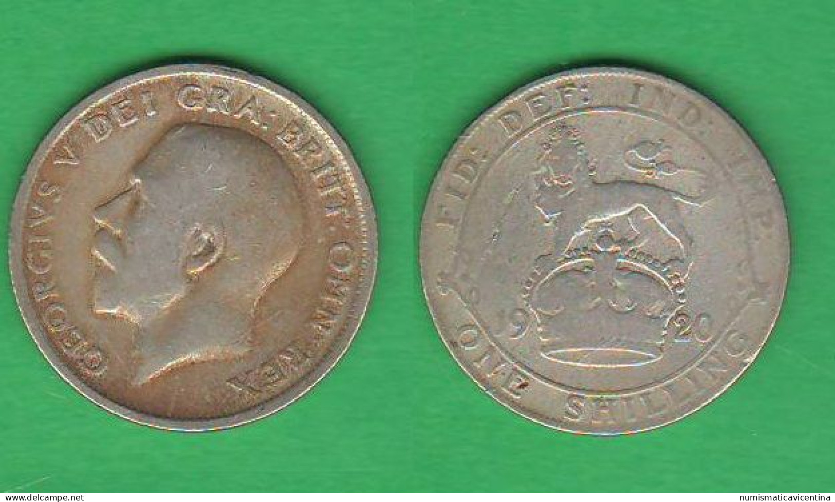 Inghilterra One Schilling 1920 Great Britain Angleterre King Georgius V° Silver Coin - I. 1 Shilling