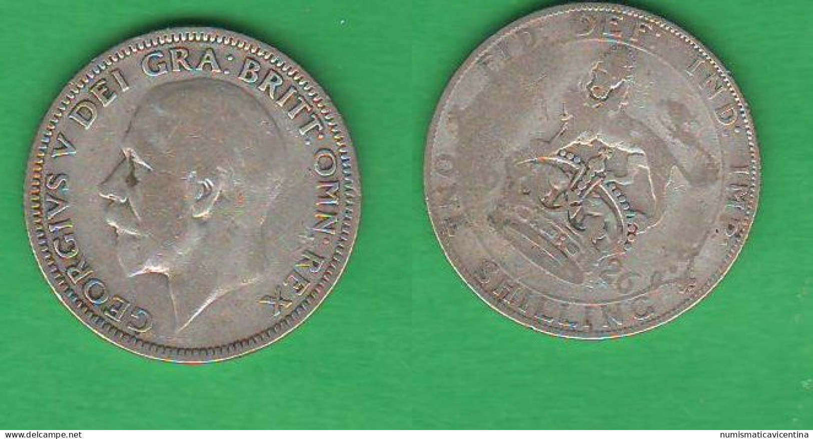 Inghilterra One Schilling 1926 Great Britain Angleterre King Georgius V° Silver Coin - I. 1 Shilling