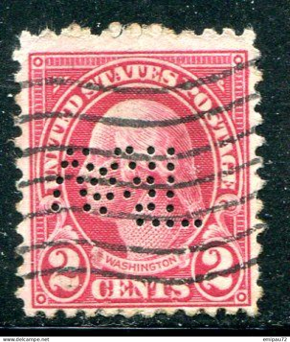 ETATS-UNIS- Y&T N°229 (B)- Oblitéré Et Perforé - Perforados