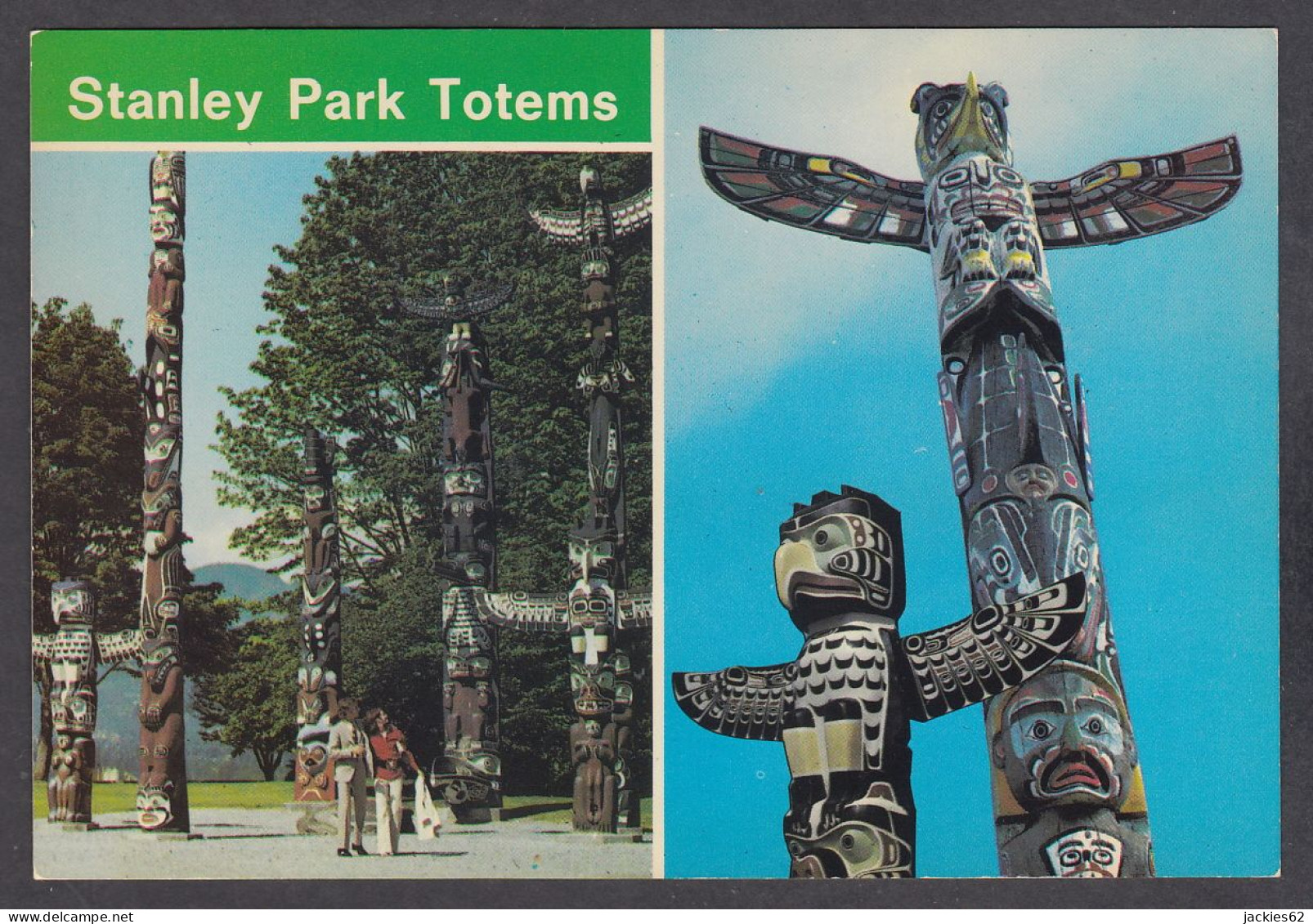 114702/ VANCOUVER, Stanley Park, The Totem Poles - Vancouver