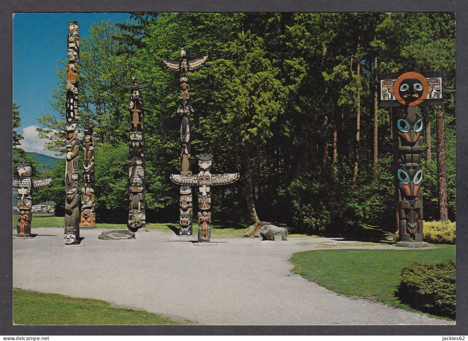 114703/ VANCOUVER, Stanley Park, The Totem Poles - Vancouver