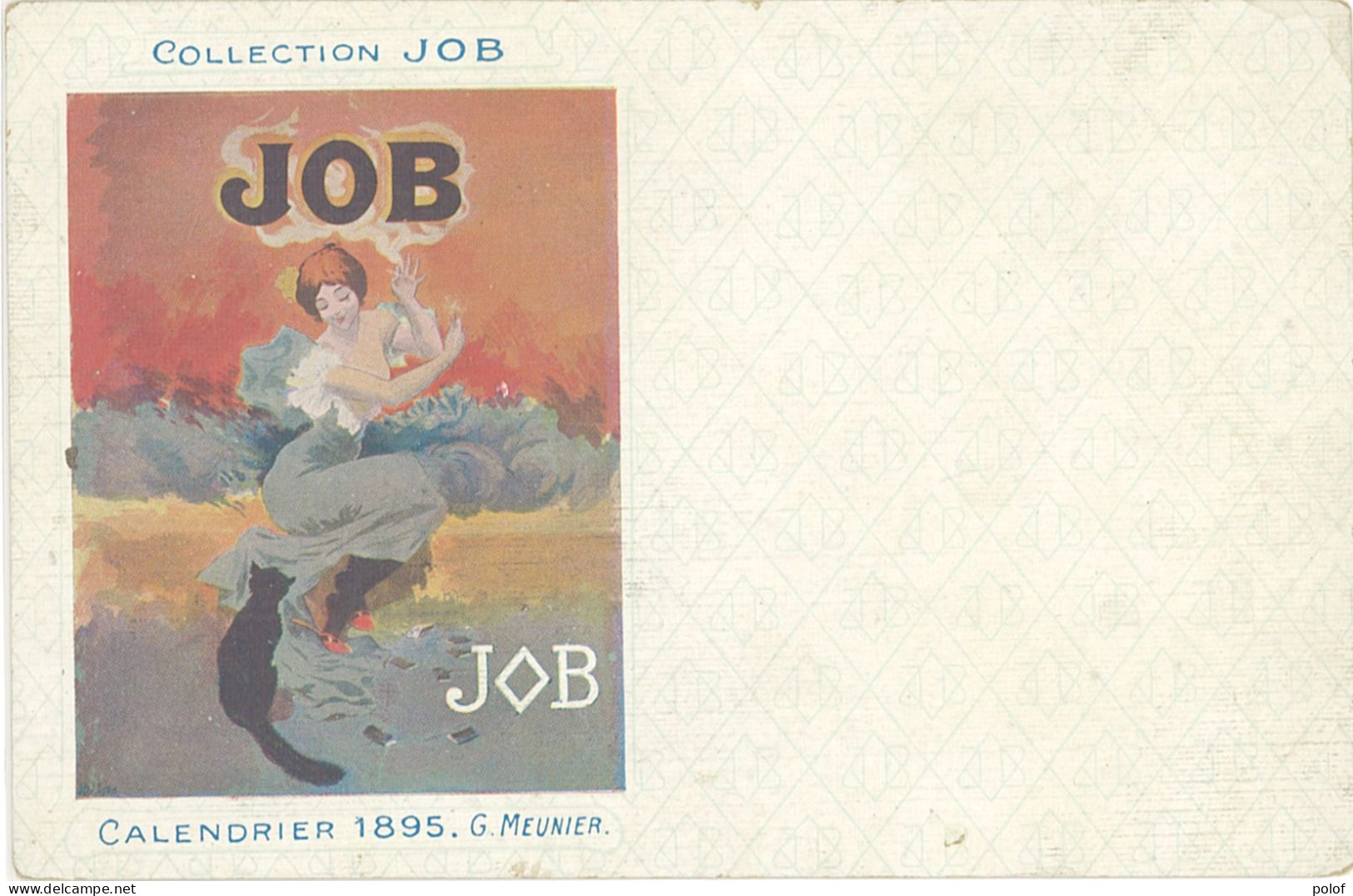 MEUNIER G.. - Collection "JOB"  Calendrier 1895  (1) - Meunier, G.