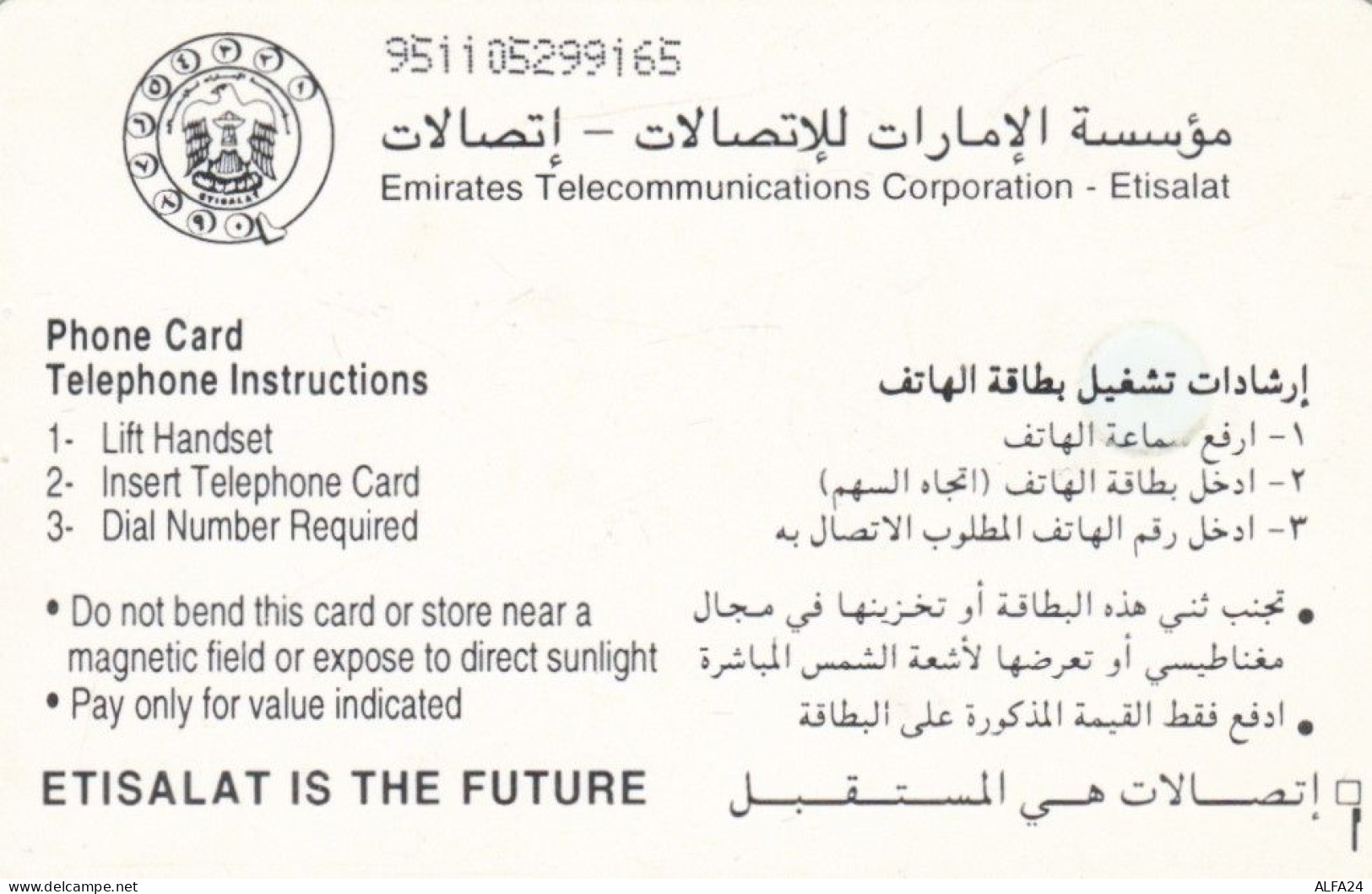 PHONE CARD EMIRATI ARABI  (E94.16.6 - United Arab Emirates