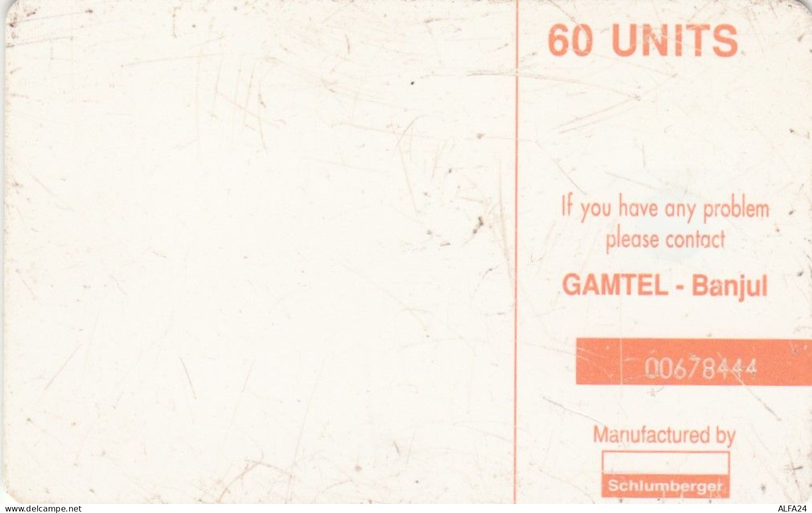 PHONE CARD GAMBIA  (E94.9.8 - Gambie