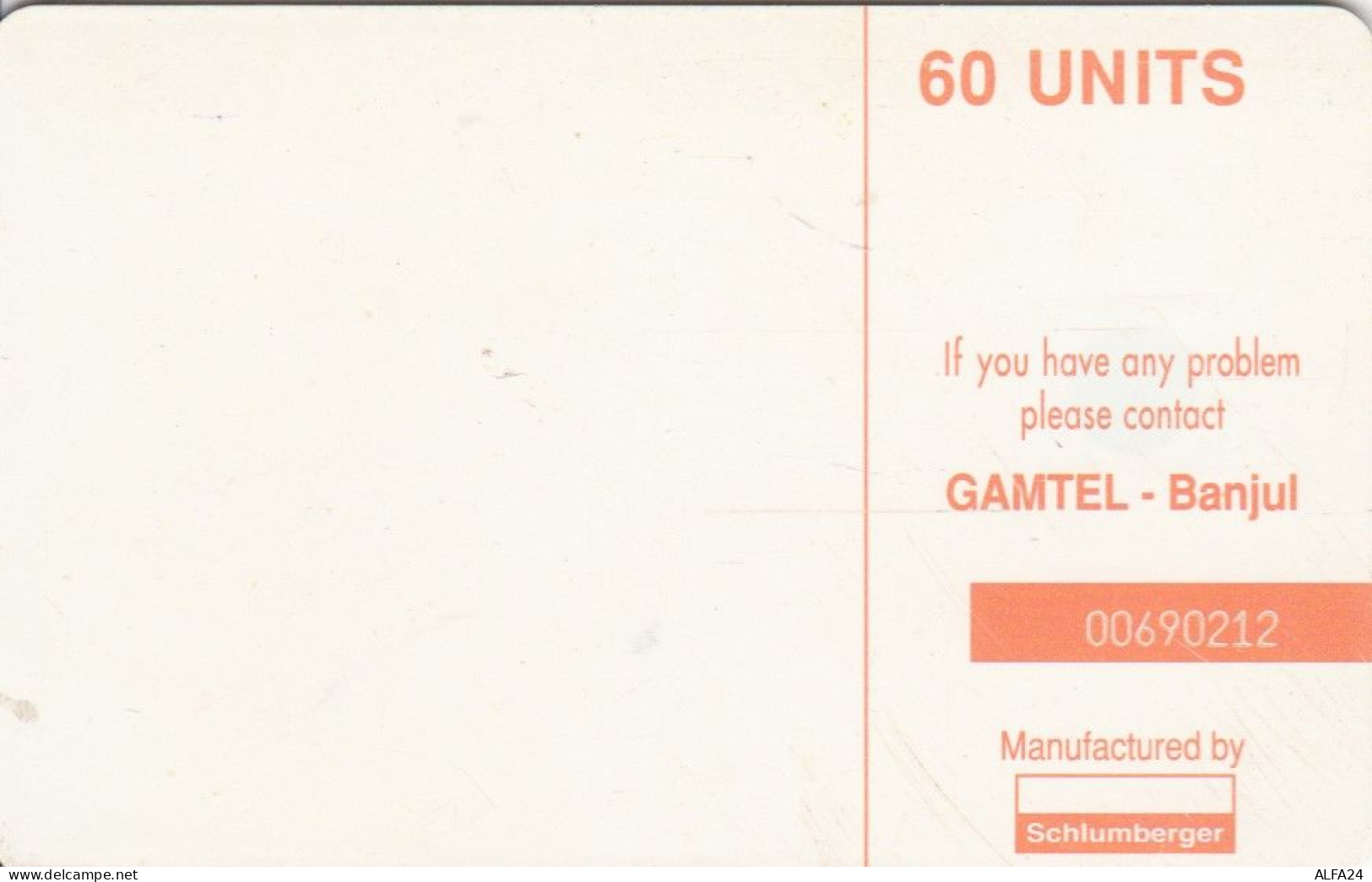 PHONE CARD GAMBIA  (E94.9.7 - Gambia