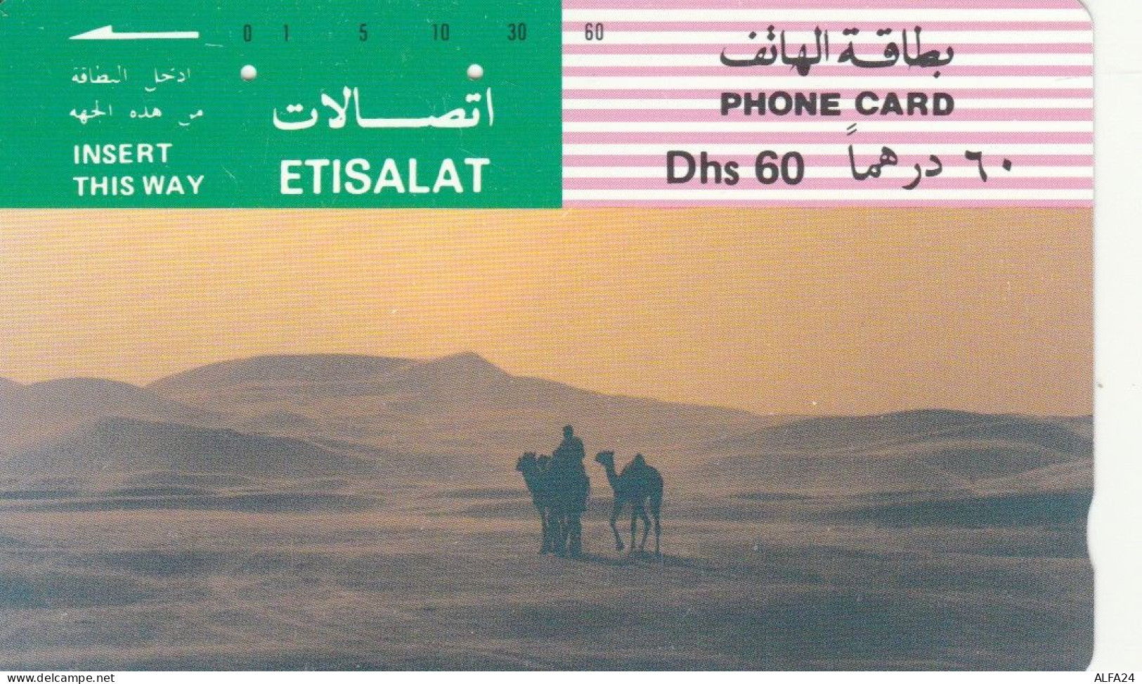 PHONE CARD EMIRATI ARABI  (E94.10.5 - Emirats Arabes Unis