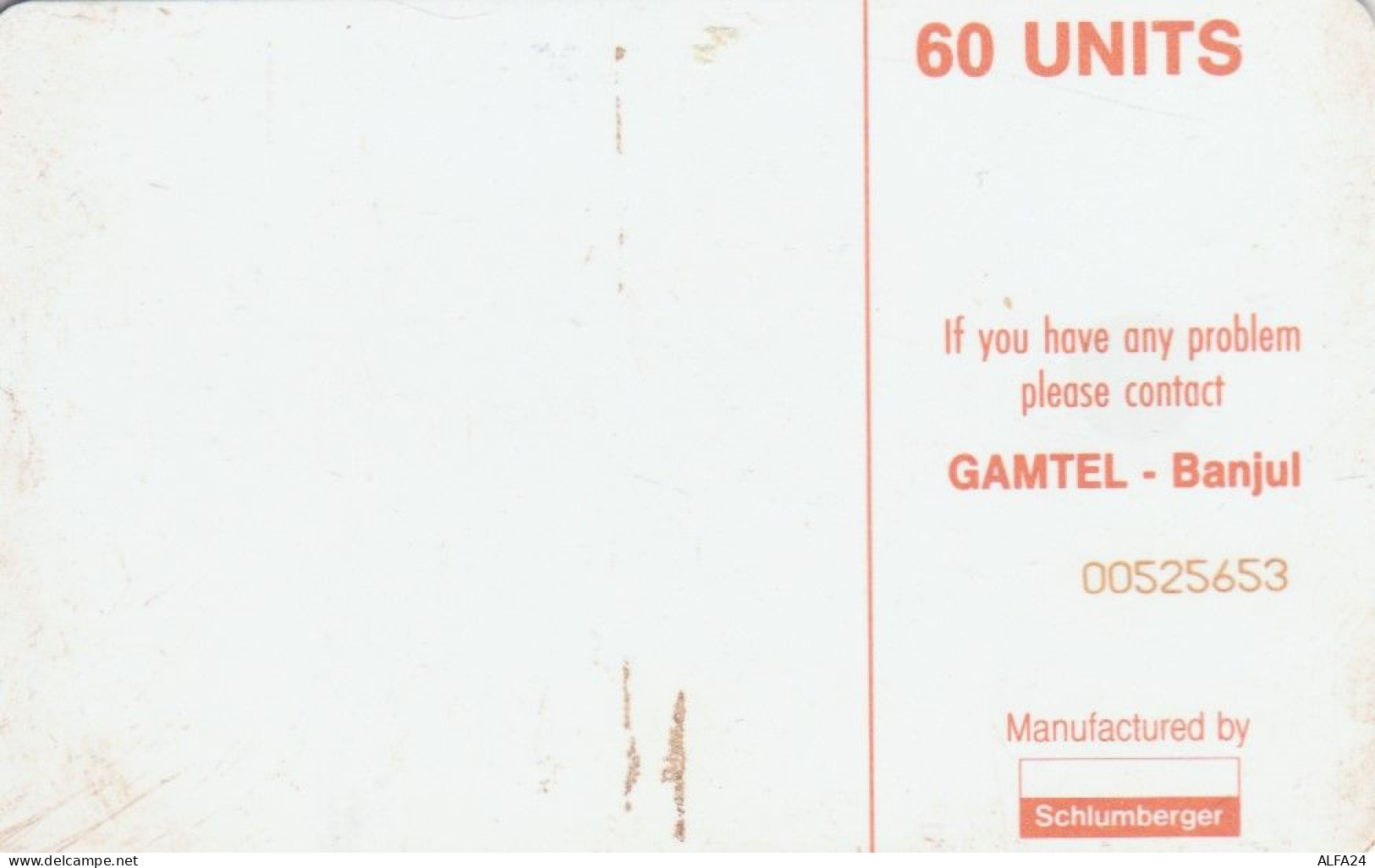 PHONE CARD GAMBIA  (E94.9.5 - Gambia
