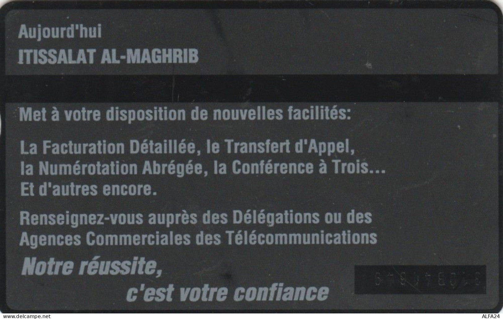 PHONE CARD MAROCCO  (E94.5.8 - Maroc