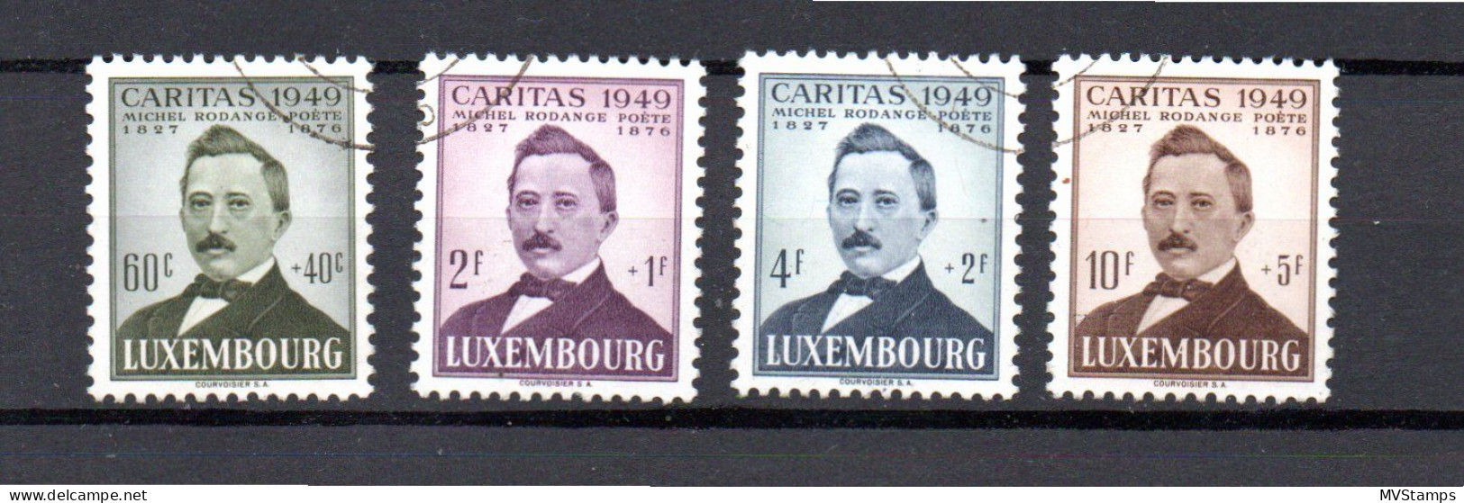 Luxembourg 1949 Old Set Caritas/M.Rodange Stamps (Michel 464/67) Nice Used - Oblitérés