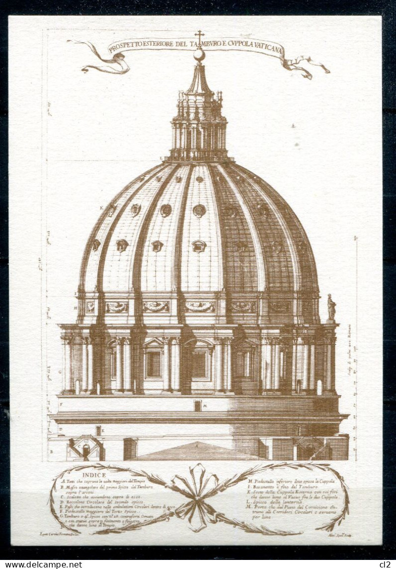 VATICAN - Le Temple Du Vatican à Son Origine - Coupole De Saint Pierre - Entiers Postaux