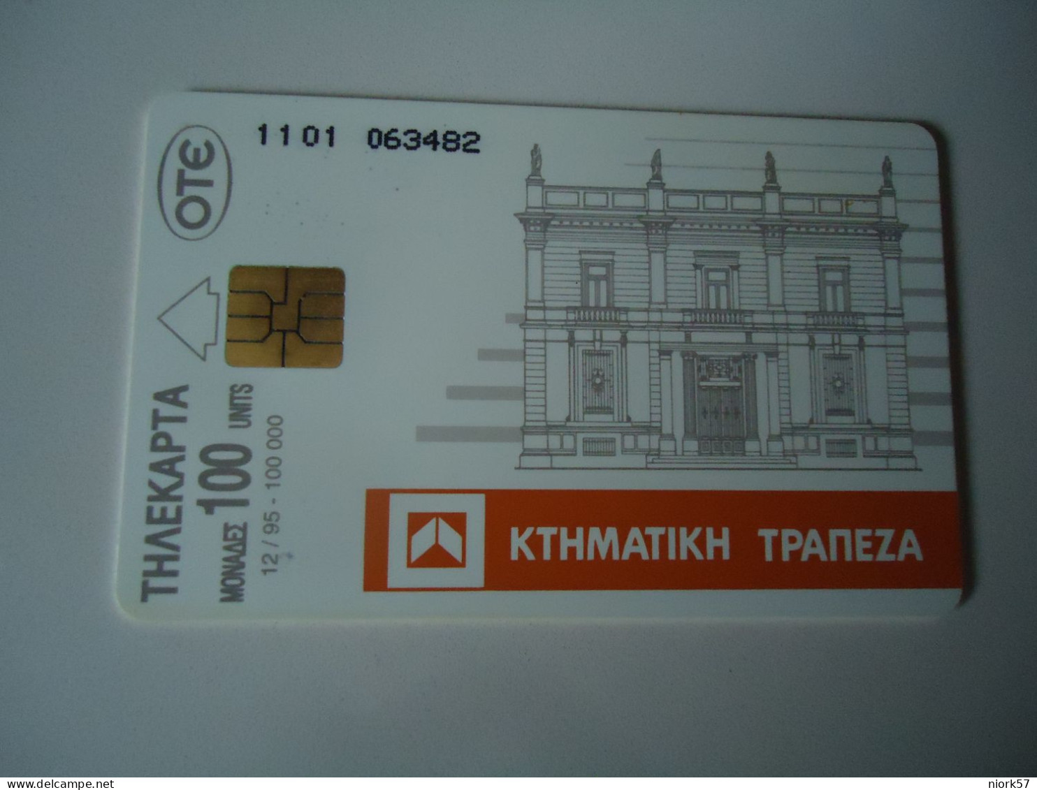 GREECE  USED CARDS  BANK IONIKH - Griechenland