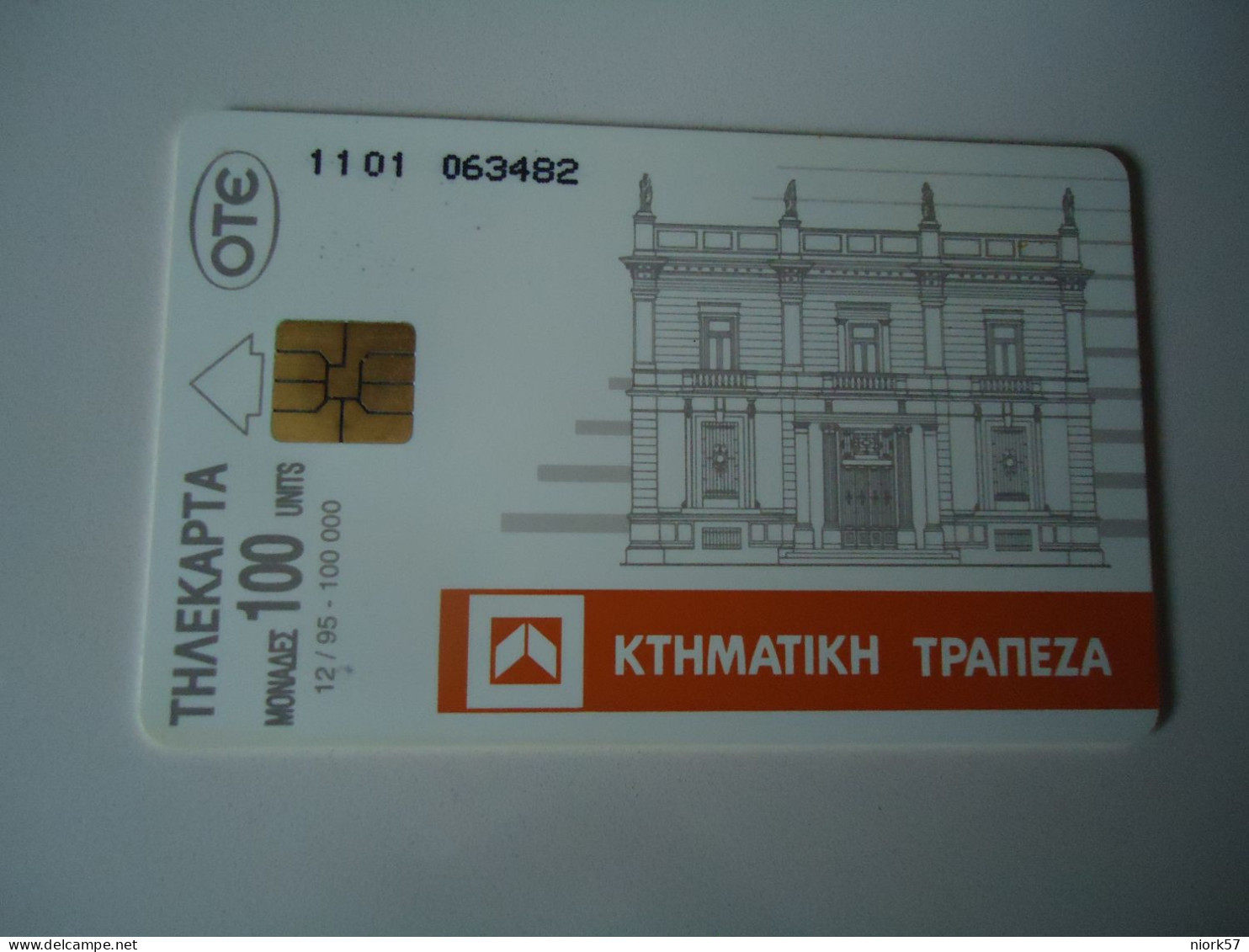 GREECE  USED CARDS  BANK IONIKH - Advertising