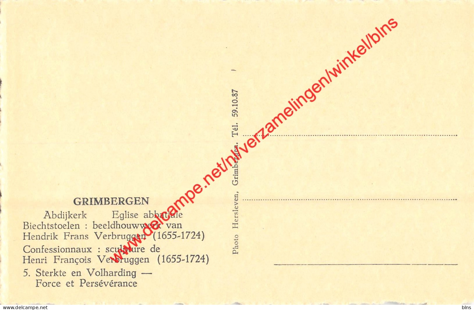 Abdijkerk - Beeldhouwwerijk Van Hendrik Frans Verbruggen - Grimbergen - Grimbergen