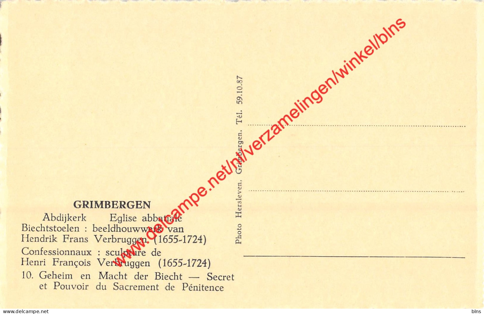 Abdijkerk - Beeldhouwwerijk Van Hendrik Frans Verbruggen - Grimbergen - Grimbergen