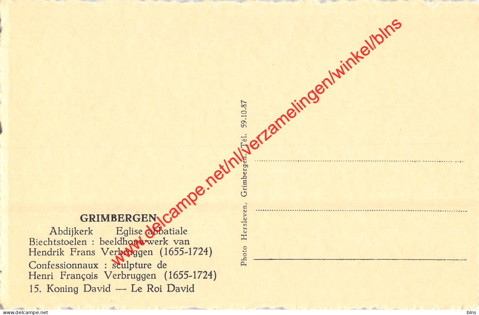 Abdijkerk - Beeldhouwwerijk Van Hendrik Frans Verbruggen - Grimbergen - Grimbergen