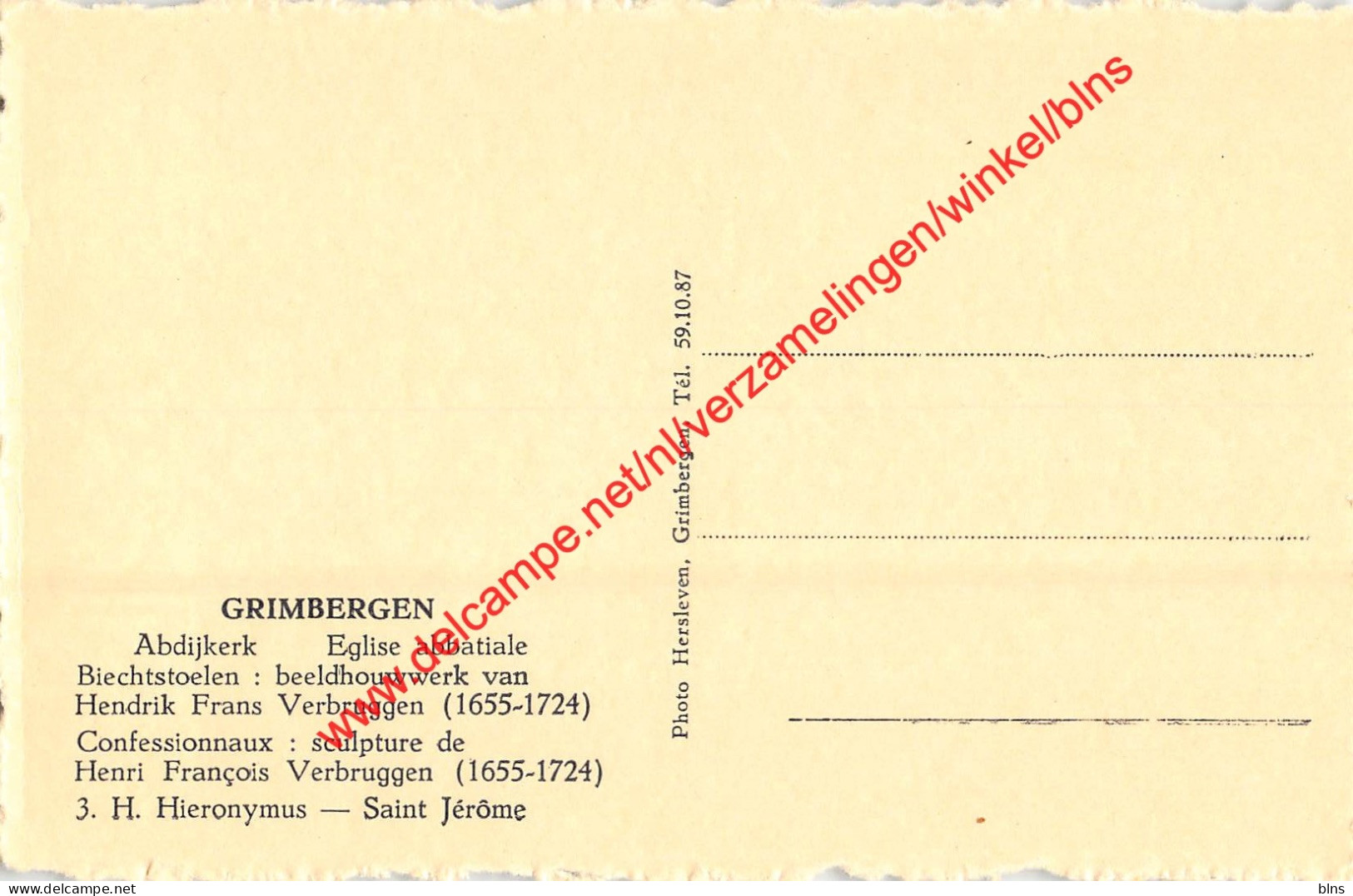 Abdijkerk - Beeldhouwwerijk Van Hendrik Frans Verbruggen - Grimbergen - Grimbergen