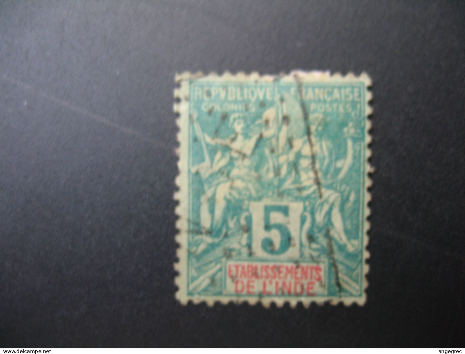 Inde Française Karikal Stamps French Colonies N° 4 Neuf * NSG Maury à Voir - Usati