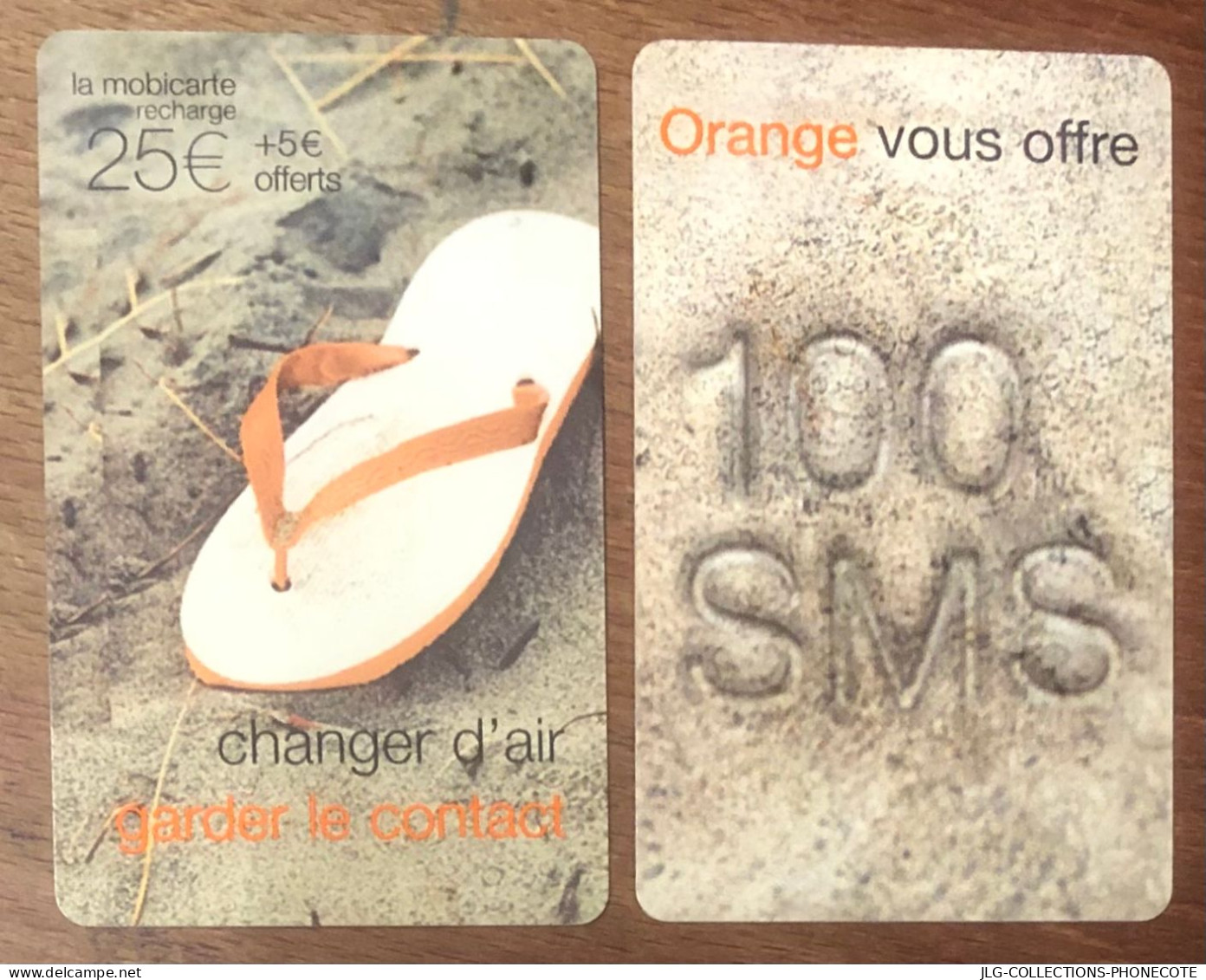 2 MOBICARTE SMS & RECHARGE ORANGE SPÉCIMEN MBC MOBI GSM SCHEDA TARJETA PHONE CARD PREPAID PREPAYÉE CARTE TELECARTE - Nachladekarten (Refill)