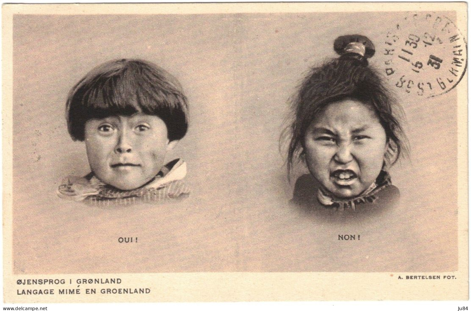 Groenland - Langage Mime En Groenland - Enfants - Greenland