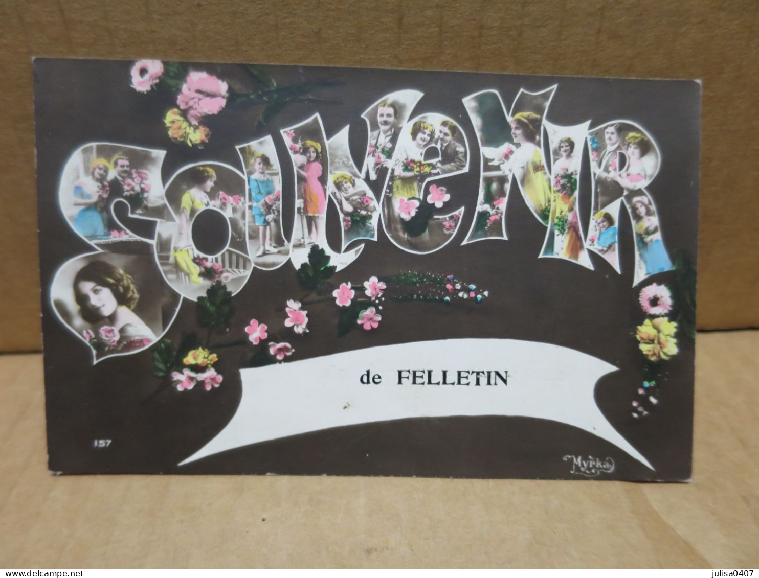 FELLETIN (23) Carte Fantaisie Souvenir - Felletin