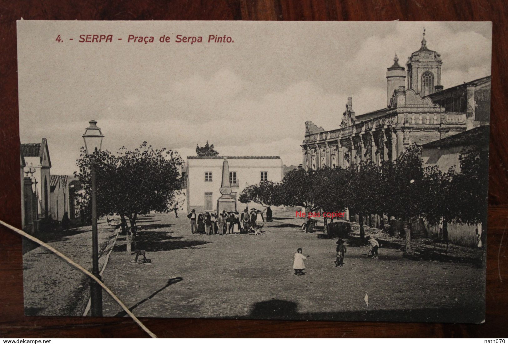 AK 1905 AZAMBUJA  Praça Serpa Pinto Cpa Carte Portugal - Lisboa