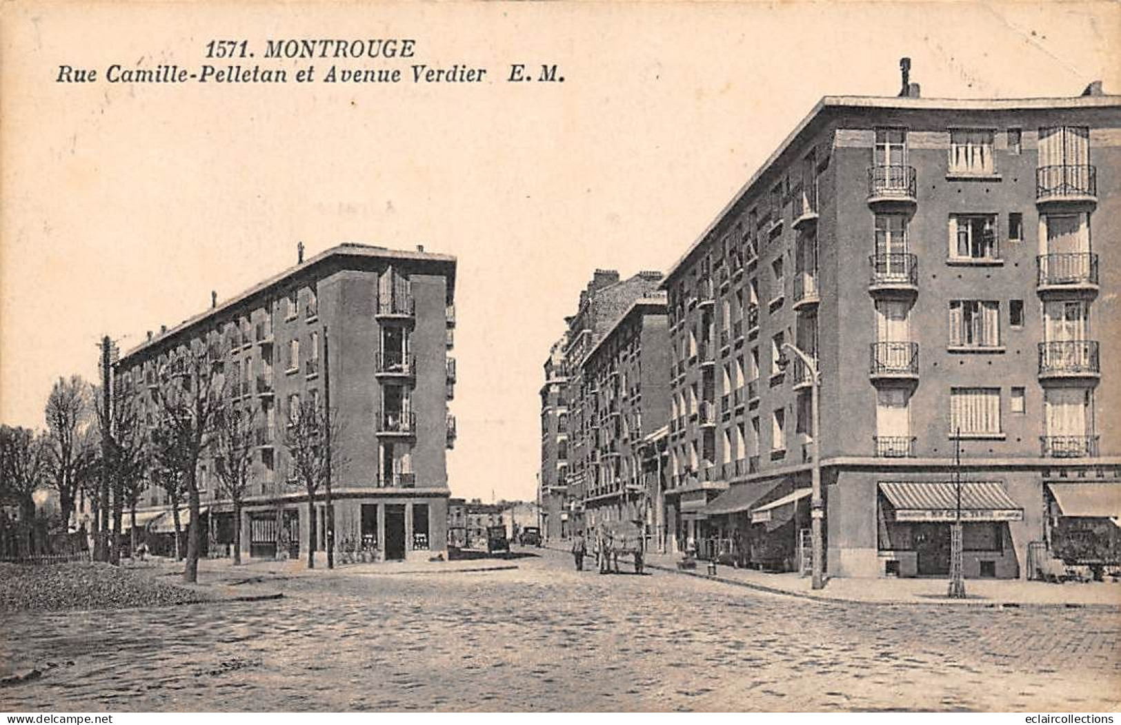 Montrouge        92         Rue Camille Pelletan Et Avenue Verdier     N° 1571          (voir Scan) - Montrouge