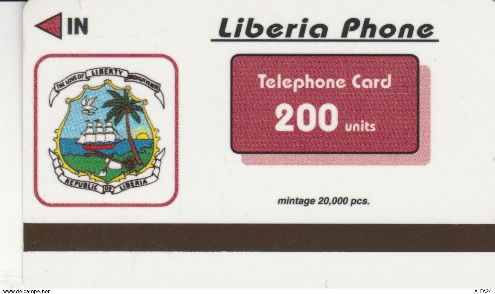 PHONE CARD LIBERIA  (E95.21.2 - Liberia