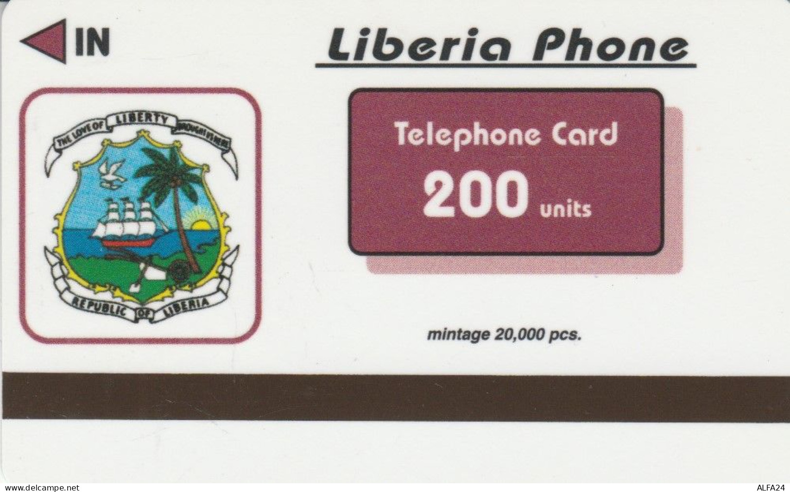 PHONE CARD LIBERIA  (E95.20.2 - Liberia