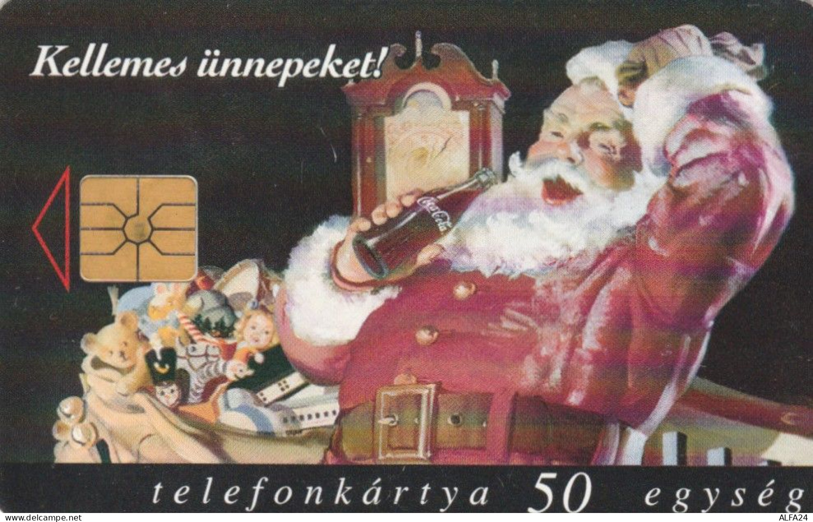 PHONE CARD UNGHERIA COCA COLA NATALE (E95.16.8 - Ungheria