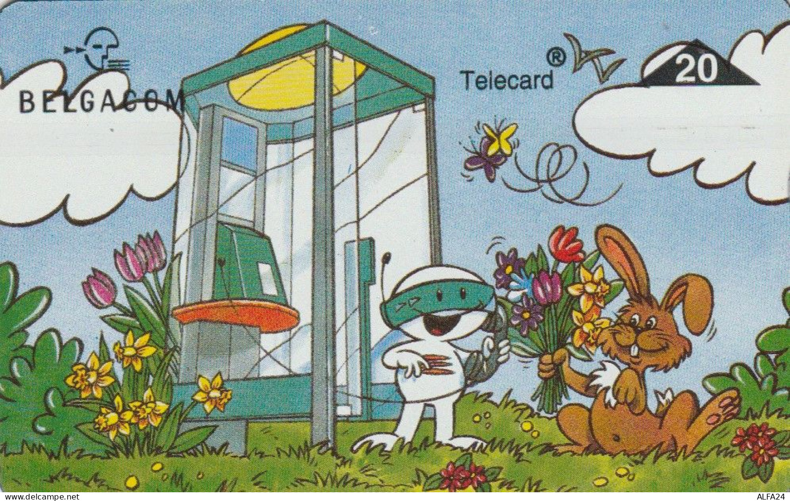 PHONE CARD BELGIO CARTOONS (E95.15.8 - Without Chip