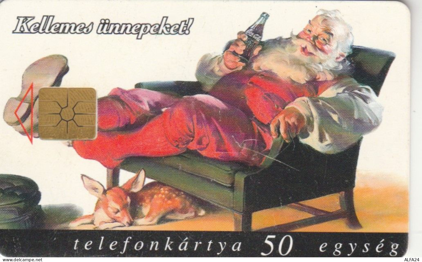 PHONE CARD UNGHERIA COCA COLA NATALE (E95.15.1 - Ungheria