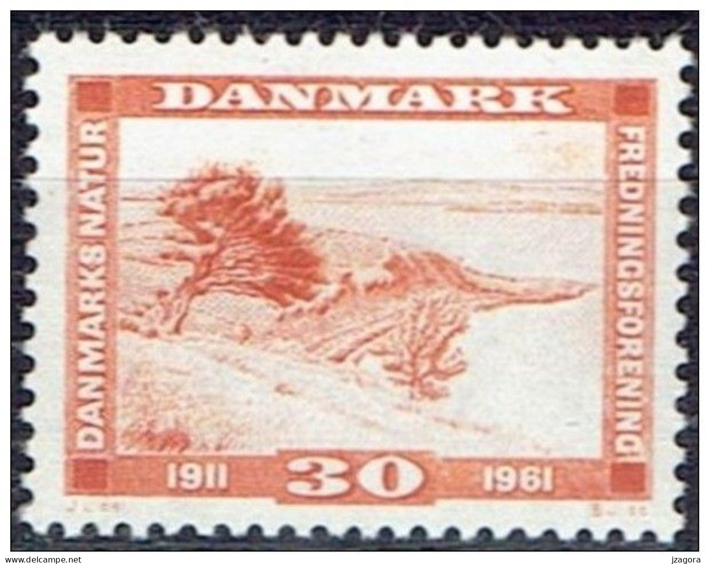 DENMARK DANMARK DÄNEMARK  1961 Michel 389 MH(*). Dänische Naturfreundevereinigung Nature Conservation Association - Neufs