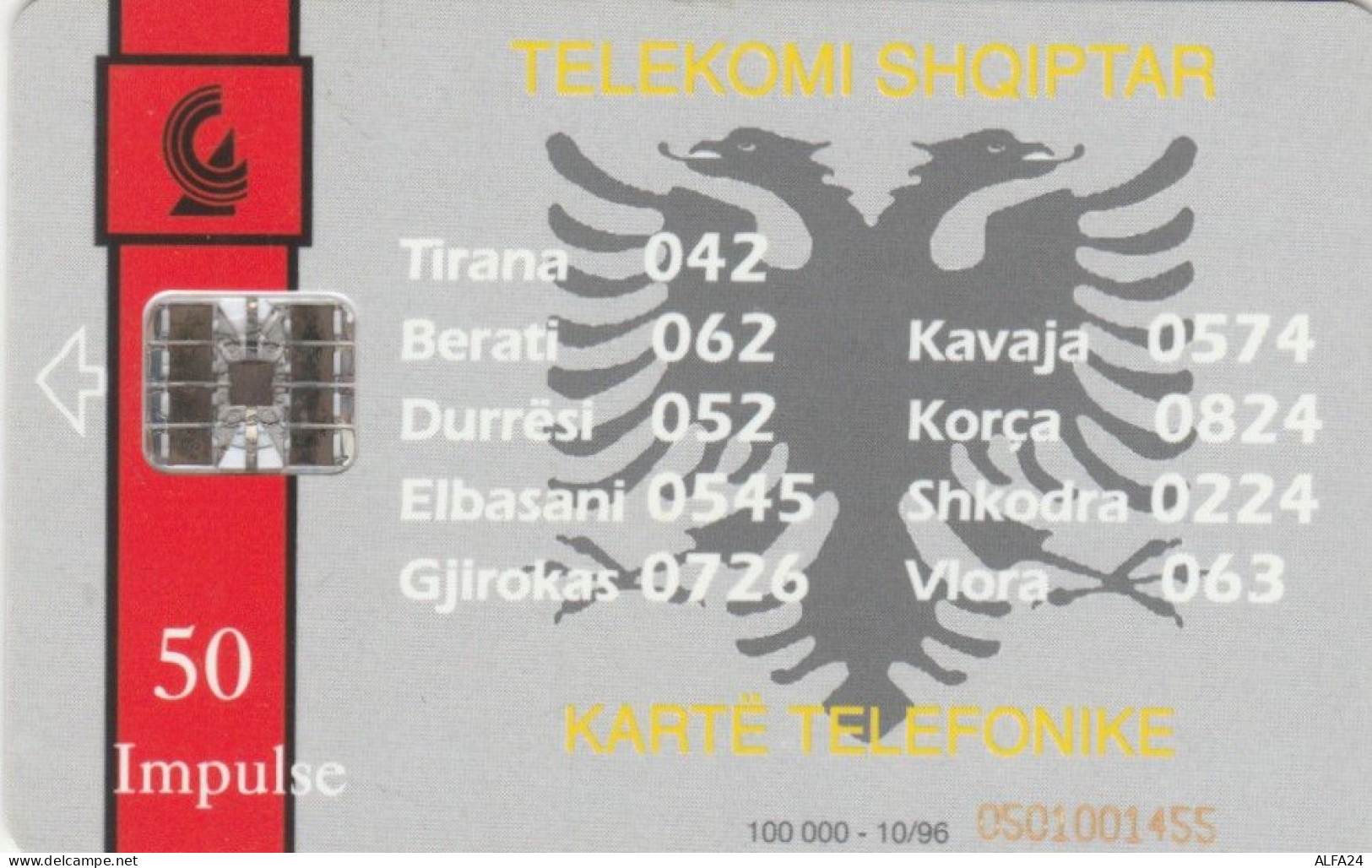 PHONE CARD ALBANIA  (E96.22.2 - Albania